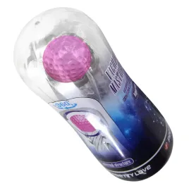 PRETTY LOVE - 360º TEXTURED MASTURBATION CUP CLEAR