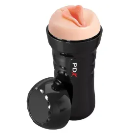 PDX EXTREME - MASTURBADOR REALISTA AUTOLUBRICADO LABIOS SUPER DELICIOSOS