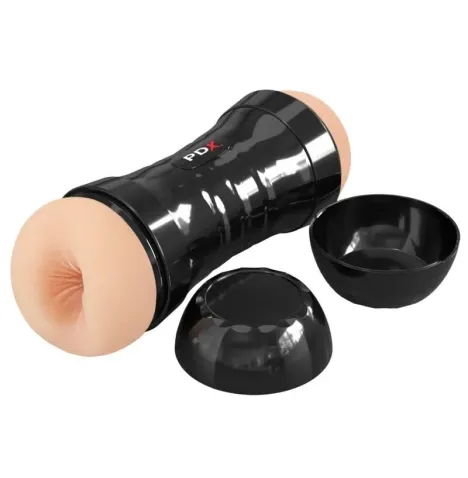 PDX EXTREME - WET PUSSIES SUPER FLIP-A-PUSSY OVER REVERSIBLE STROKER 21.6 CM