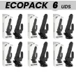 ECOPACK 6 UNIT - BASECOCK VIBRATORE REALISTICO TELECOMANDO NERO 18.5 CM -O- 4CM ECOPACK 6 UNIT - BASECOCK VIBRATORE REALISTICO TELECOMANDO NERO 18.5 CM -O- 4CM