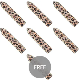 CUSTOM BULLETS - BALA RECARGABLE LEOPARD 10 INTENSIDADES 6 1 GRATIS