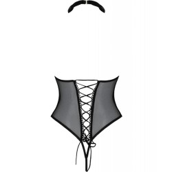 PASSION - TRISHA OPEN BODY BLACK S-M