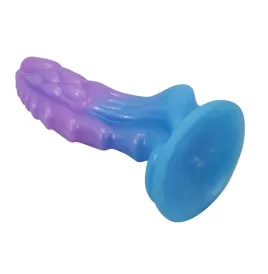 POWER MONSTERS - DILDO REALISTICO ATLANTEANO CON VENTOSA 19 CM Ø 5 CM BLU E VIOLA