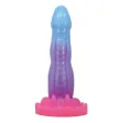 POWER MONSTERS - DILDO VOID PYTHON FANTASY CON VENTOSA 20,5 CM Ø 5,2 CM BLU, VIOLA E ROSA