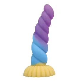 POWER MONSTERS - UNICORNO TRICOLORE FANTASY DILDO IN SILICONE 22 CM Ø 5 CM