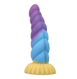 POWER MONSTERS - UNICORNO TRICOLORE FANTASY DILDO IN SILICONE 22 CM Ø 5 CM