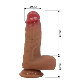 PRETTY LOVE - CURTIS REALISTIC DILDO WITH SUCTION CUP 17.3 CM -Ø- 4.2 CM