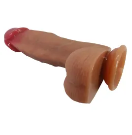 PRETTY LOVE - DUVALL GODEMICHET RÉALISTE AVEC VENTOUSE 19,3 CM -Ø- 4,5 CM