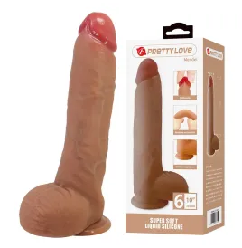 PRETTY LOVE - MENDEL REALISTIC DILDO WITH SUCTION CUP 25.5 CM -Ø- 5.6 CM