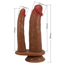 PRETTY LOVE - GORAN DOUBLE GODE RÉALISTE NATUREL MULATO