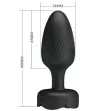 PRETTY LOVE - PLUG ANAL VARIAN AVEC LUMIÈRE LED NOIR 10,8 CM PRETTY LOVE - PLUG ANAL VARIAN AVEC LUMIÈRE LED NOIR 10,8 CM