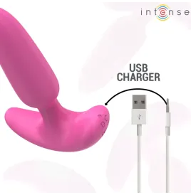 INTENSE - ROSS ANAL PLUG 10 VIBRATIONS ROSE TÉLÉCOMMANDE