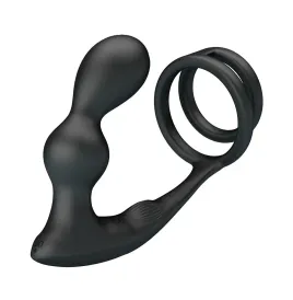 MR PLAY - PLUG ANAL VIBRANT AVEC ANNEAU PÉNIS ET TÉLÉCOMMANDE