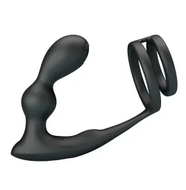MR PLAY - PLUG ANALE VIBRANTE CON ANELLO PER PENE E TELECOMANDO