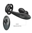 MR PLAY - VIBRATING ANAL PLUG WITH PENIS RING REMOTE CONTROL MR PLAY - VIBRATING ANAL PLUG WITH PENIS RING REMOTE CONTROL