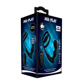 MR PLAY - PLUG ANAL VIBRANT AVEC ANNEAU PÉNIS ET TÉLÉCOMMANDE