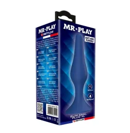 MR PLAY - PLUG ANALE CONICO IN SILICONE BLU XL
