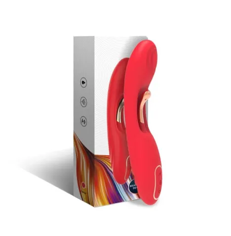 ARMONY - VIBRATEUR À LANGUE OSCILLANTE ROUGE
