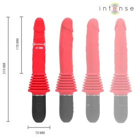 INTENSE - CYNTHIA FERNBEDIENUNGS-STOSSVIBRATOR MIT WÄRMEFUNKTION
