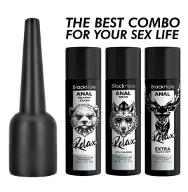 BLACK HOLE - APPLICATORE LUBRIFICANTE ANALE TAGLIA S 30 ML
