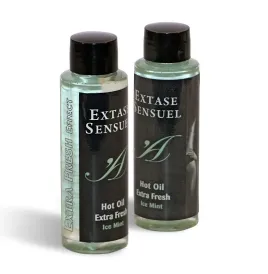 EXTASE SENSUAL - HUILE DE MASSAGE A EFFET GLACE EXTRA FRAÎCHE 100 ML