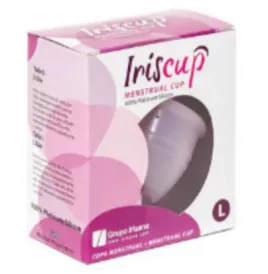 IRISCUP - COPPA MESE GRANDE ROSA SACCHETTO STERILIZZATORE GRATUITO