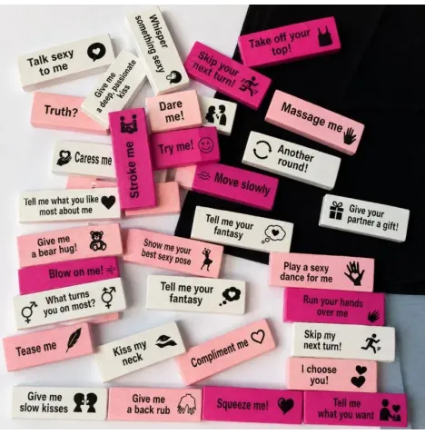 DIABLO PICANTE - BAG OF 16 LOVE BLOCKS - ENGLISH VERSION