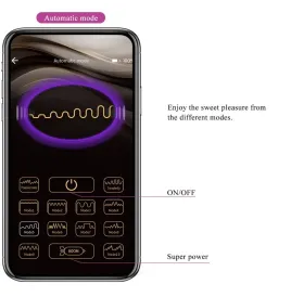 PRETTY LOVE - LEVIATHAN APP-GESTEUERTER VIBRATOR LILA