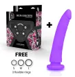 DELTA CLUB - TOYS ARNES DONG SILICONE VIOLET 20 CM -O- 4 CM DELTA CLUB - TOYS ARNES DONG SILICONE VIOLET 20 CM -O- 4 CM