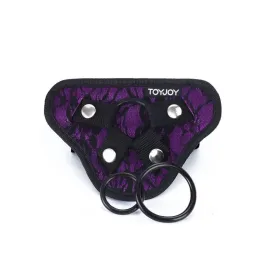 GET REAL - STRAP-ON LACE HARNÉS MORADO