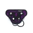 GET REAL - HARNAIS EN DENTELLE STRAP-ON VIOLET