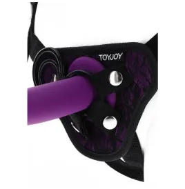 GET REAL - STRAP-ON LACE HARNÉS MORADO
