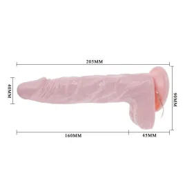 BAILE - DILDO REALISTICO SUPER ROTA DONG 20.5 CM