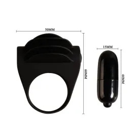 PRETTY LOVE - CHESTER ANILLO VIBRADOR NEGRO