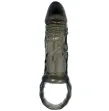 BAILE - GAINE DEXTENSION DE PÉNIS AVEC SANGLE POUR TESTICULES 11.5 CM BAILE - GAINE DEXTENSION DE PÉNIS AVEC SANGLE POUR TESTICULES 11.5 CM