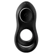 SATISFYER - LEGENDARY DUO RING VIBRATOR BLACK SATISFYER - LEGENDARY DUO RING VIBRATOR BLACK