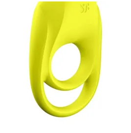 SATISFYER - VIBRATEUR ANNEAU SPECTACULAIRE DUO JAUNE