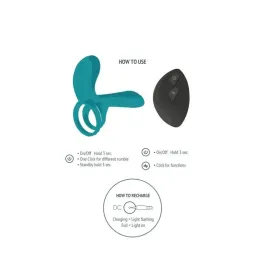XOCOON - COUPLES VIBRATOR RING GREEN