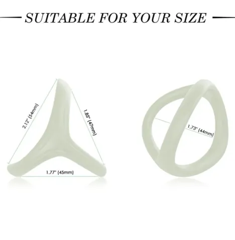 ARMONY - TRESOR DOUBLE SILICONE RING LUMINOUS