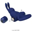 PRETTY LOVE - JIRO BAGUE LAPIN AVEC VIBRATION BLEU PRETTY LOVE - JIRO BAGUE LAPIN AVEC VIBRATION BLEU
