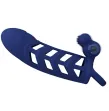 PRETTY LOVE - ALTAF VIBRATOR RING WITH SILICONE SHEATH BLUE