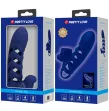 PRETTY LOVE - ALTAF ANNEAU VIBRATEUR AVEC GAINE EN SILICONE BLEU