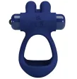 PRETTY LOVE - FRANCISCO DOUBLE ANNEAU VIBRANT LAPIN BLEU PRETTY LOVE - FRANCISCO DOUBLE ANNEAU VIBRANT LAPIN BLEU