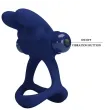 PRETTY LOVE - FRANCISCO ANELLO VIBRANTE DOPPIO BLU CONIGLIO PRETTY LOVE - FRANCISCO ANELLO VIBRANTE DOPPIO BLU CONIGLIO