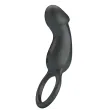 PRETTY LOVE - TRAE VIBRATING BLACK RING WITH STIMULATOR PRETTY LOVE - TRAE VIBRATING BLACK RING WITH STIMULATOR