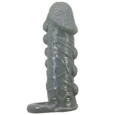 PRETTY LOVE - REALISTICO INGRANDIMENTO DEL PENE E GUAINA RITARDANTE GRIGIO