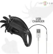 INTENSE - MABEL VIBRATING RING 10 VIBRATIONS WITH CLITORIS STIMULATOR BLACK INTENSE - MABEL VIBRATING RING 10 VIBRATIONS WITH CLITORIS STIMULATOR BLACK