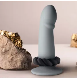 ROCKS-OFF - ANELLO MASTURBATORE TWIST IN SILICONE NERO