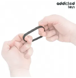 ADDICTED TOYS - TEXTURED COCK RING SET 4 SIZES
