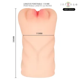 INTENSE DEEP TOUCH - MASTURBATORE AGINALE KRISTA CON ASPIRAZIONE, VIBRAZIONE ED EFFETTO VOCALE 1,2 KG